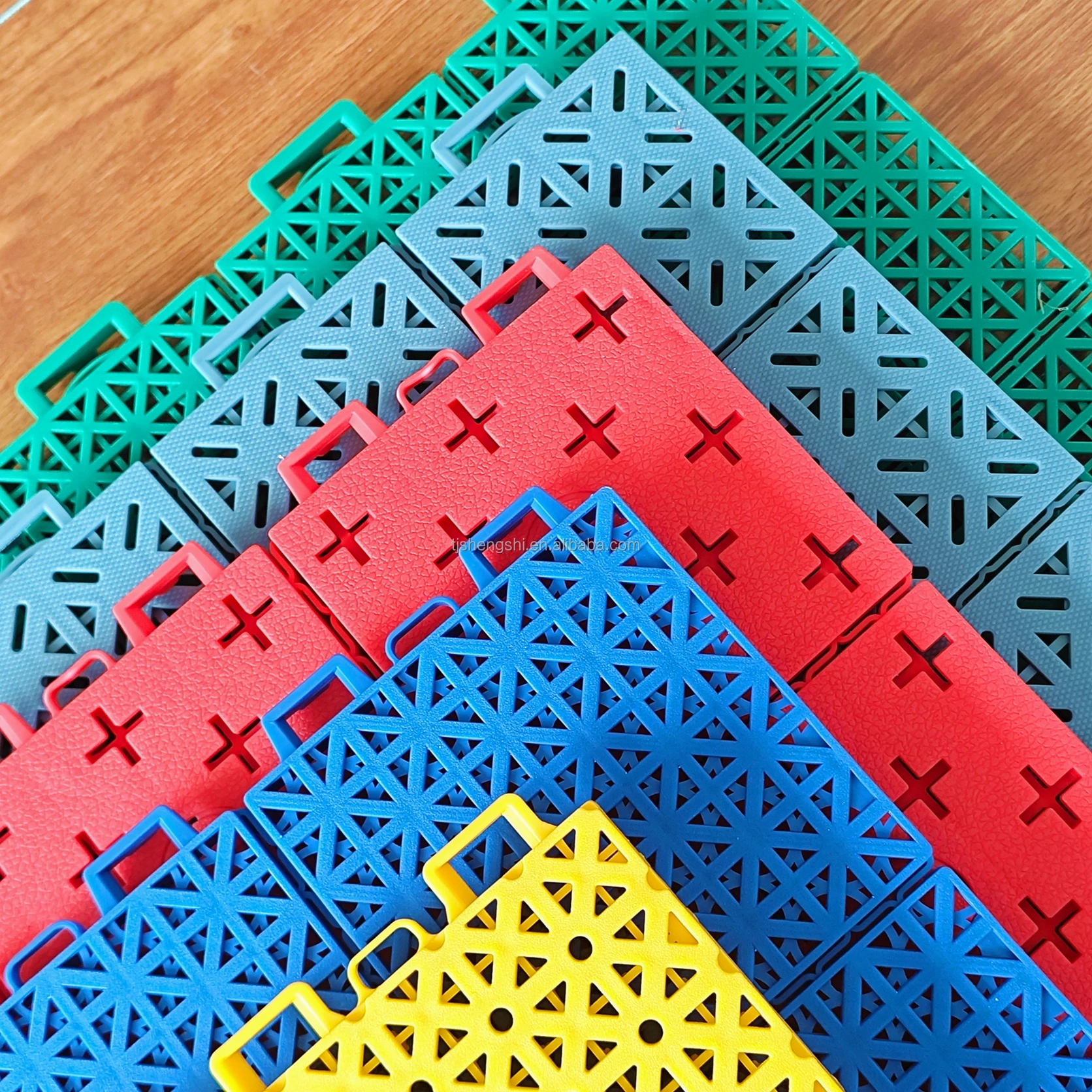 PP material flooring inline roller hockey sports flooring supplier /Outdoor basketball floor tiles