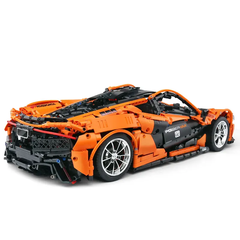 Mould King 13090 McLaren P1 Hypercar Building Blocks Sports Car Technic Bricks 1:8 Vehicle Assembly For Kids Electric RC gift