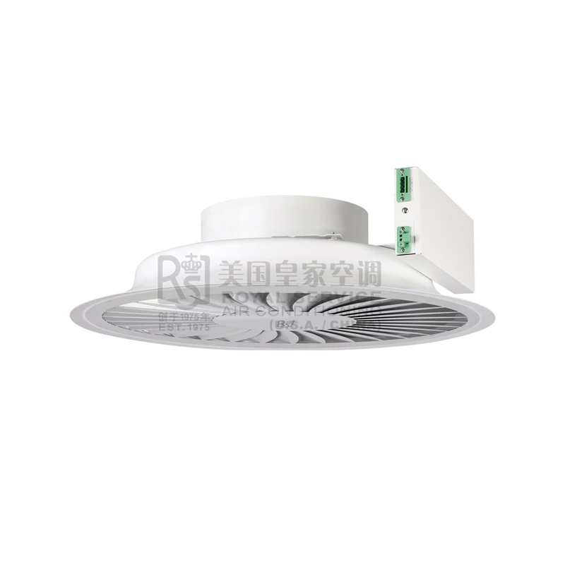 Royal Service HVAC Accessories Powered Swirl Ceiling VAV Diffuser Heating Radiator Single Duct Air Conditioning System VAD Units