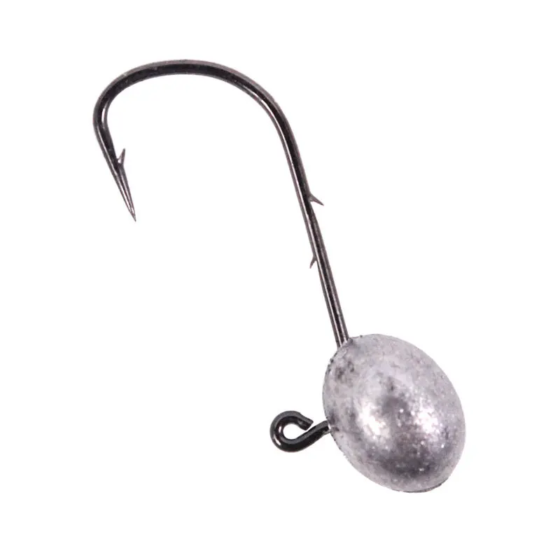 50pcs/bag Aji Head Hook with Mustad hook 1g-7g Rock Fishing Hooks Finesse Lure Fishing jig head double barbs