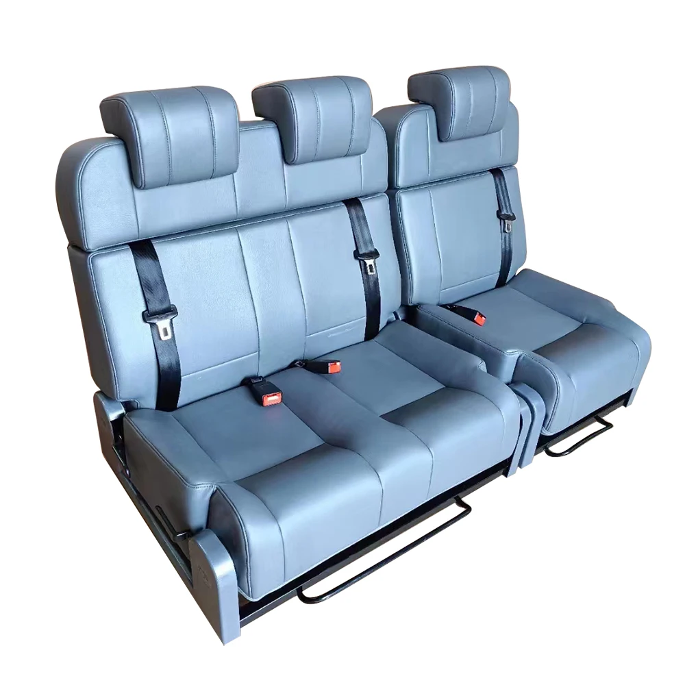 New Design Factory VIP Auto Interior Accessories rear sofa recline RV bed motorhome seats luxury bus seat for sale
