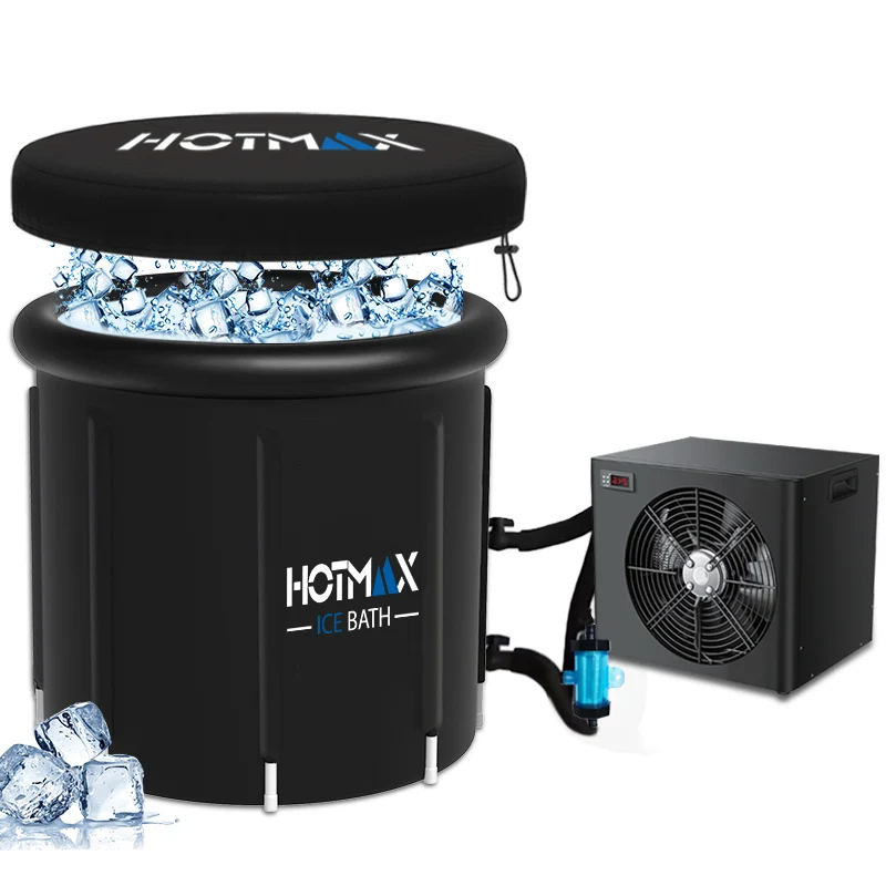 Vanace Inflatable Pools Ice Bath1HP Water Chiller Filter Ozone Tub Cold Plunge Chiller