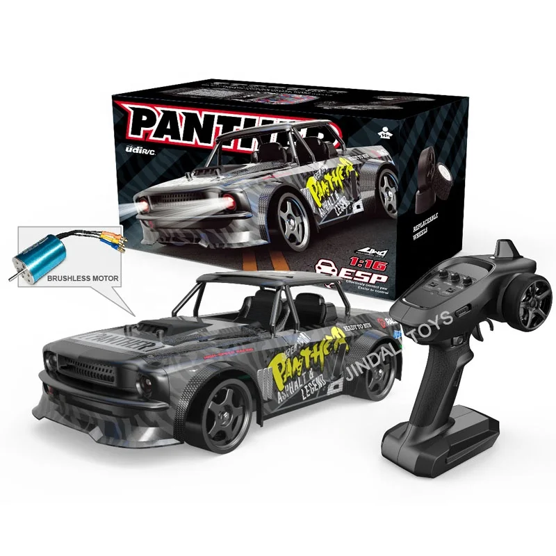 Ud1601Pro Ud1602Pro 4wd 1/16 Масштаб Высокоскоростной внедорожный Радиоуправляемый грузовик игрушки бесщеточный пульт дистанционного управления Дрифт гоночный автомобиль