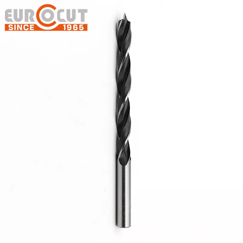 EUROCUT Hardware Worker Tools Brad Point Wood Drill Bit Three Sharp Tips Wood Drill Bit Broca