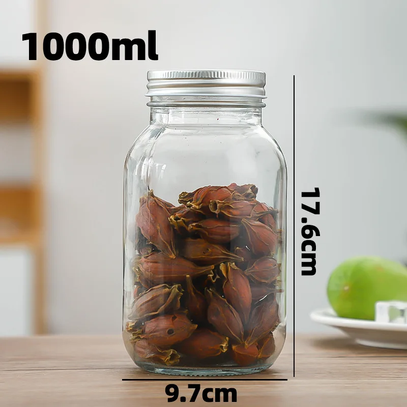Empty Clear Canning Food Storage Mini ball Glass Mason Jar with Lids for Canning