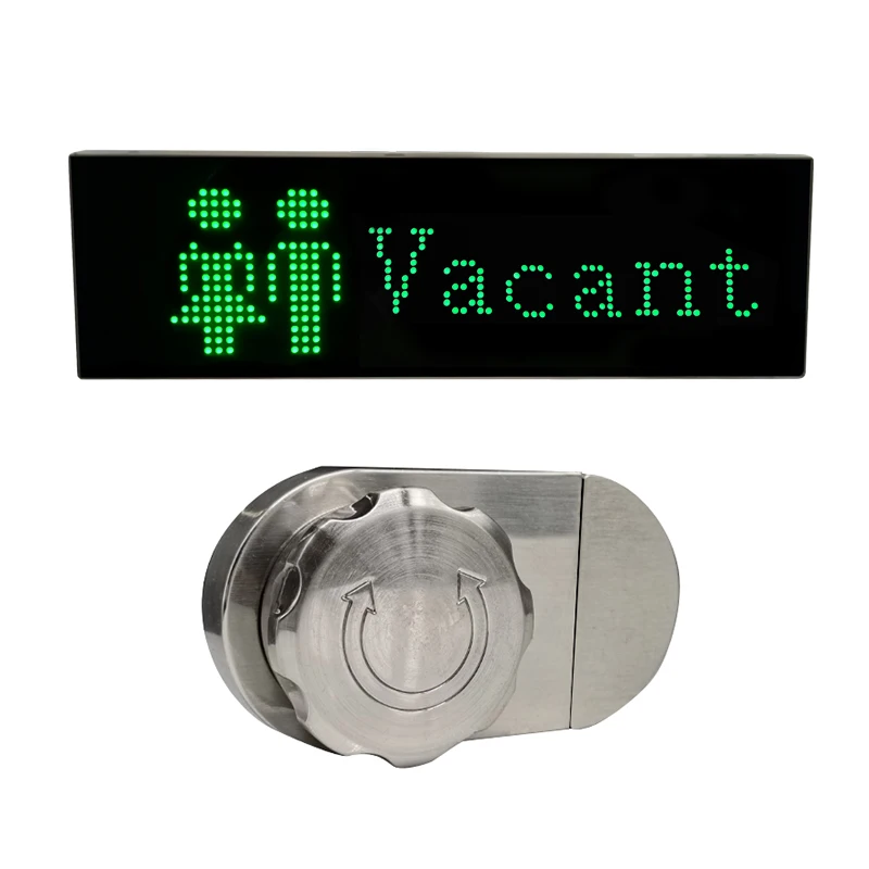 FOORIR intelligent led light toilet cubicle partition door lock indicator lights