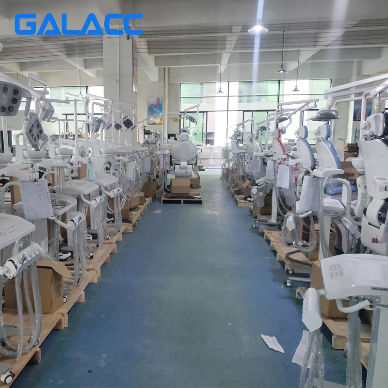 Dental Equipment Chair With High Quality Movable Unit Box And Assistant Control Use For Clinic Doctor Tooth Treatment