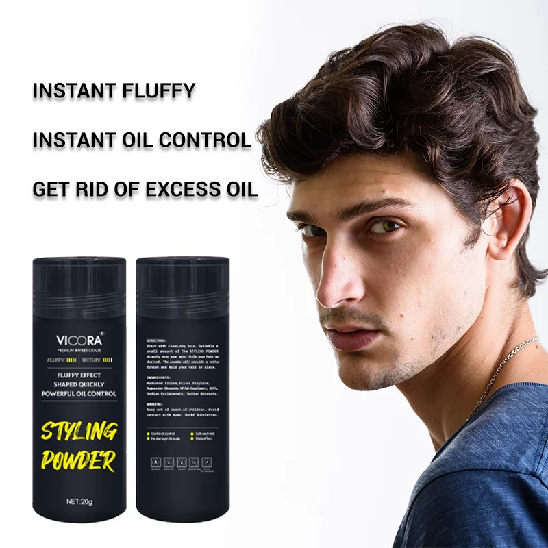 Own Brand Hair Texturizing Styling Powder for Volume Neutral Medium Comes with GMP Certified Alcohol Free for All Ages 20g