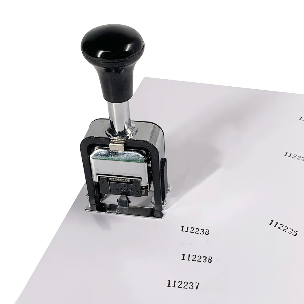 Hot selling self inking pocket stamp automatic date stamp wholesale letter stamp With Black Ink 6-Digits