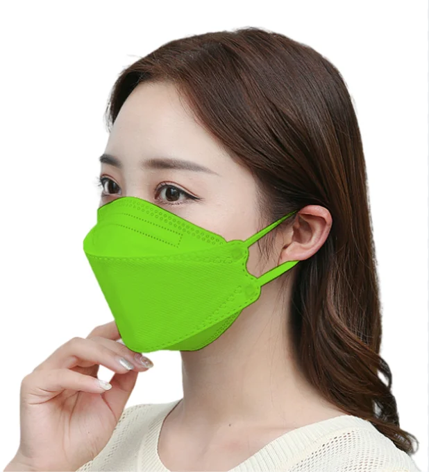 China manufacturer 4ply disposable Korea fashion design fish shape small FFP2 KF94 face mask