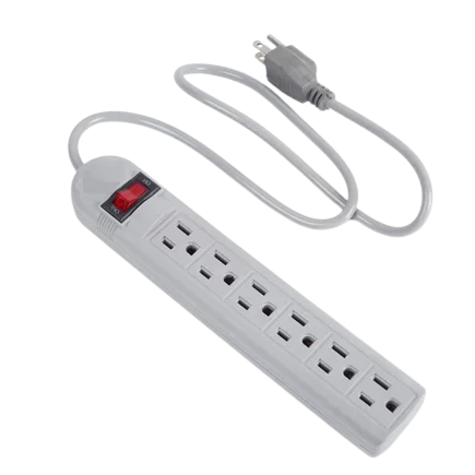 hot sell America Standard 3-pin 6 gang Power Extension Socket with switch