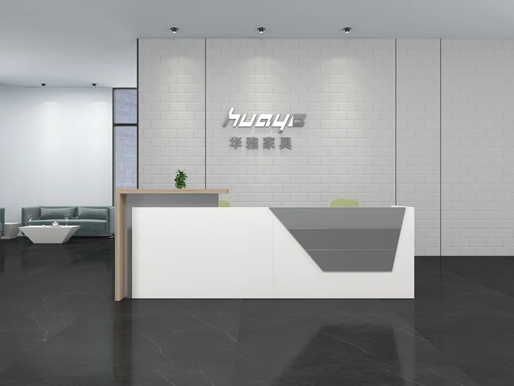 Factory manufacture various front receptionist  desk office modern reception desk reception desks