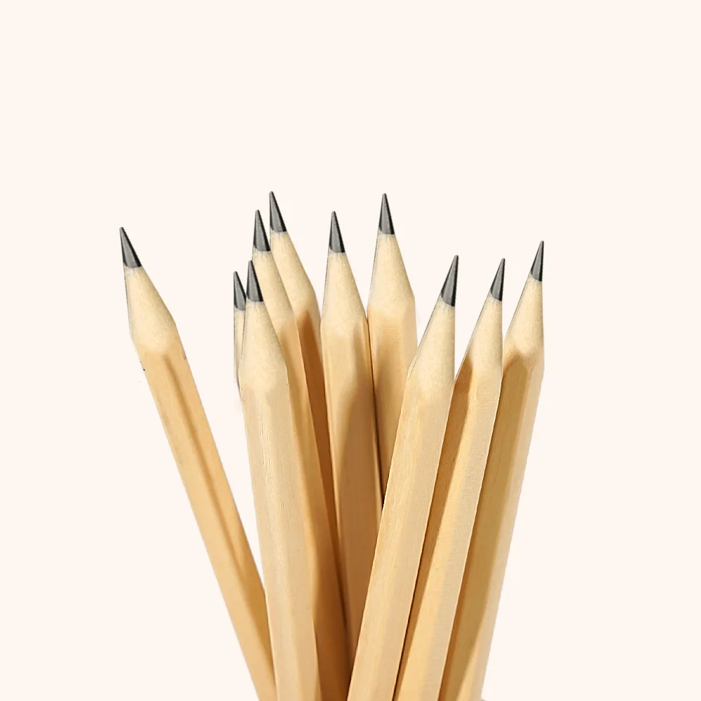 Wood Customize Paper Lead Cute Lead Pencil Charcoal Pencil Wooden Pencils for Kids