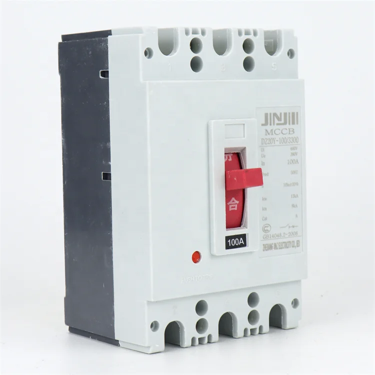 JINJI Brand литой корпус автоматический выключатель MCCB DZ20 Серия 2P 3P 4P