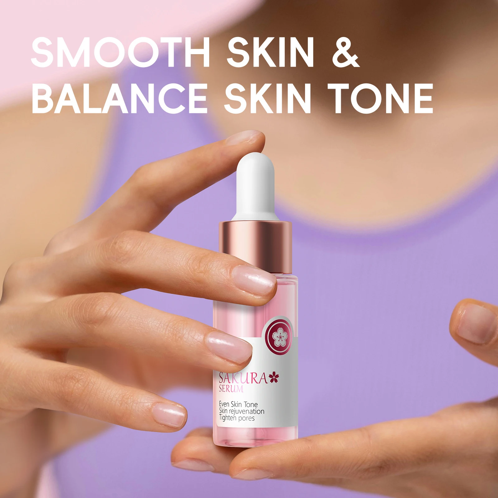 Japan LAKOU Sakura Skin Care Moisturizing Serum Intense For Women Cherry Blossom Fades Dark Anti-aging Essence Hydrating Serum