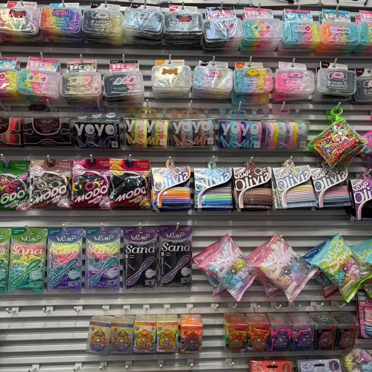 Factory Wholesale All designs best price Candy Multicolor Simple Hair band No Seam Women Girl Rubber band High Stretch Hair Ring