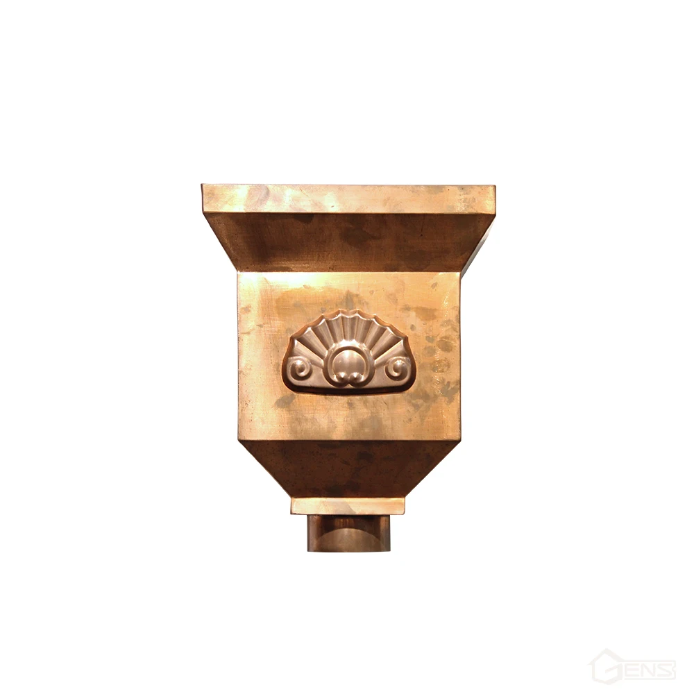 Gens Customize medieval times Pattern Snow Guard High Quality Vintage Conductor Head Pure Copper 20 oz Leader Head