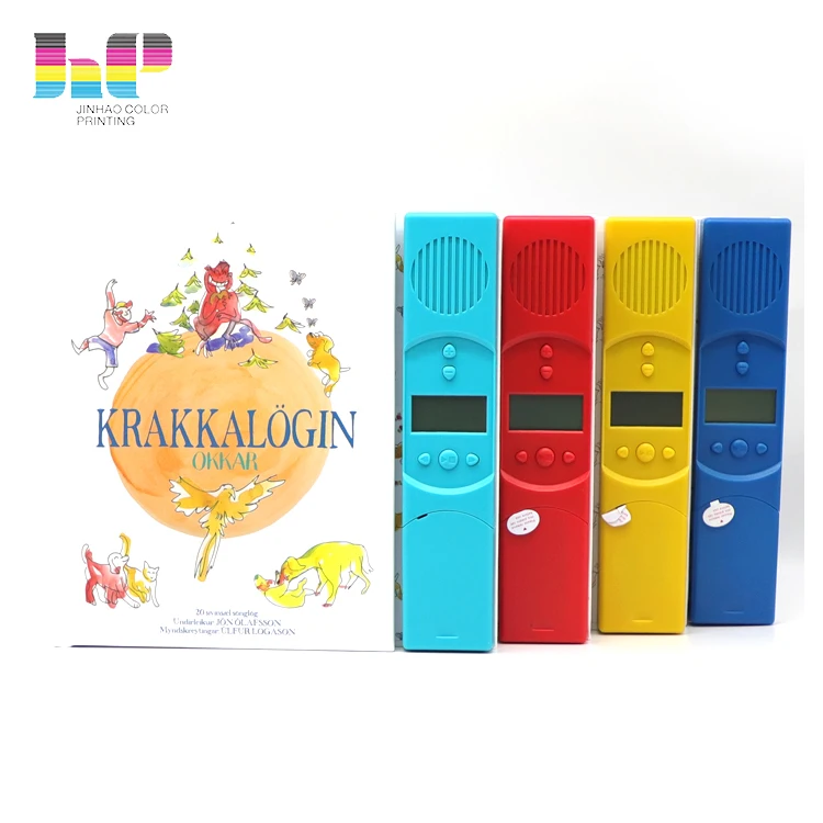 Customized printing high quality audio story book for children in China printing factory