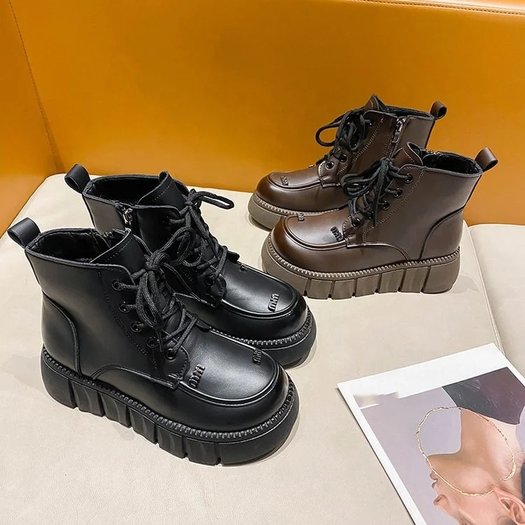 Wholesale PU Boots Casual Latest Ladies Boots High Heels Boots
