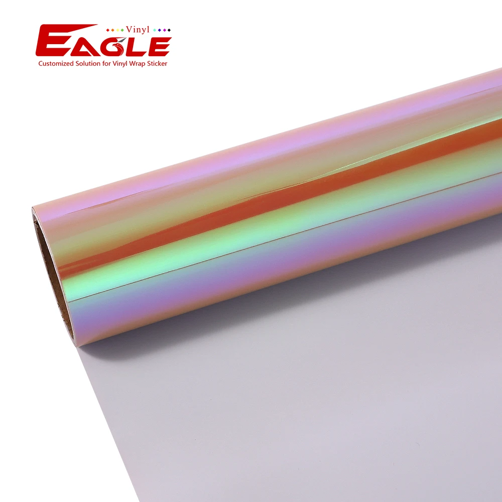 wholesale vinyl waterproof sticker pvc color opal self-adhesive vinyl rolls for vinyl cutting plotter cut