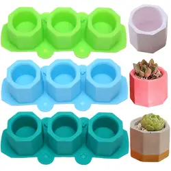 Amazon top seller silicone mold for concrete flowerpot cement concrete plant flowerpot vase gardening silicone molds