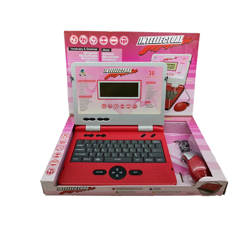 Education English Children Plastic Learning Machine Mini Computer Toy