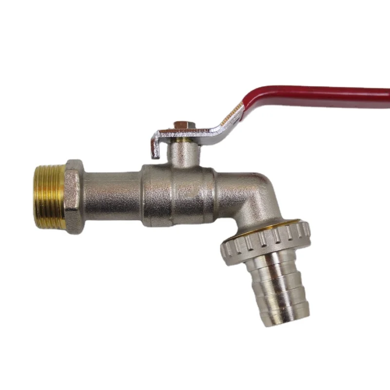 JD-2025 Bibcock 1box=6pcs TAP  Cock High Quality Low Price Brass Standard Medium Pressure Manual brass taps