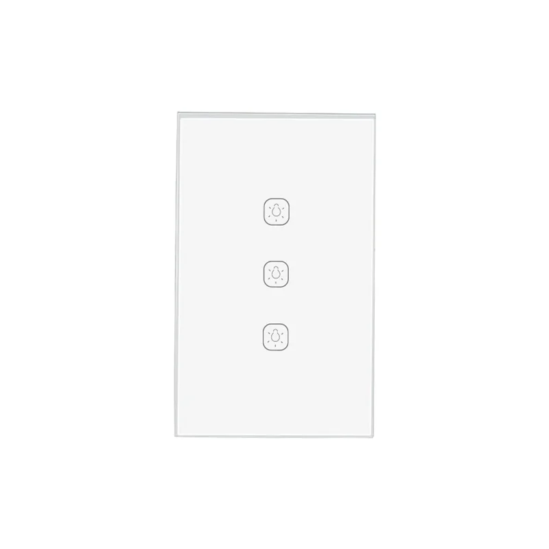 Zigbee переключатель Tuya 3 Way APP управление сенсорный экран выключатель света