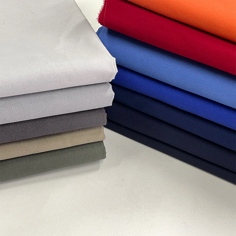 Spot goods T80/C20 Dyed Woven Canvas Fabric Lightweight Breathable Polyester/Cotton work Clothing Plain fabric