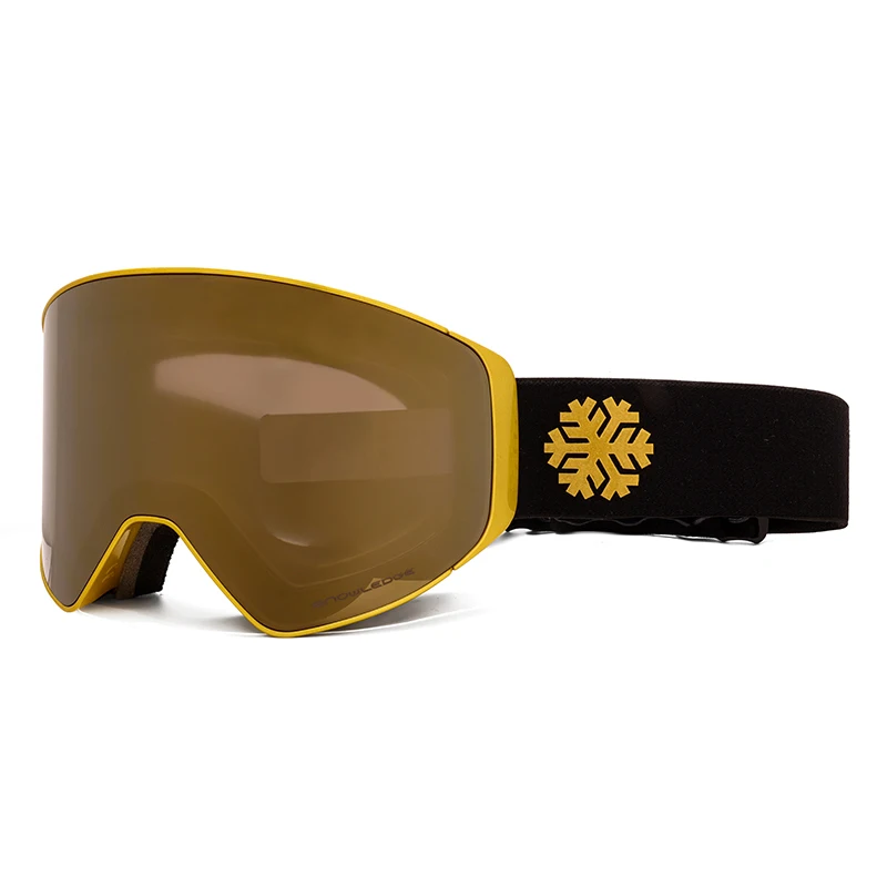 HUBO Uv400 Magnetic Snow Glasses Ski Goggle  OEM Custom Logo Snow Ski Glasses Snowboard Goggles