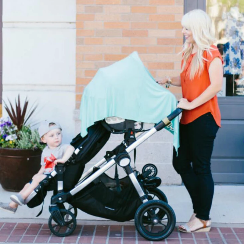 Multifunctional maternity blouse anti-glare nursing towel wrapping baby stroller cover
