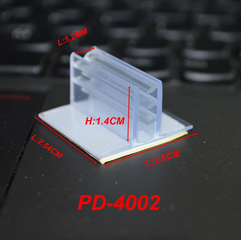 Super T flag sign holder data strip price label holder