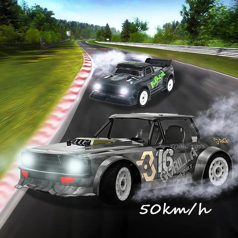 Pinecone Sg-1604Pro 1/16 2.4G Radio Control Toy 4Wd Esp Gyro Drifting Truck Remote-Control Drift 50Km Speed Rc Car 4X4 Brushless