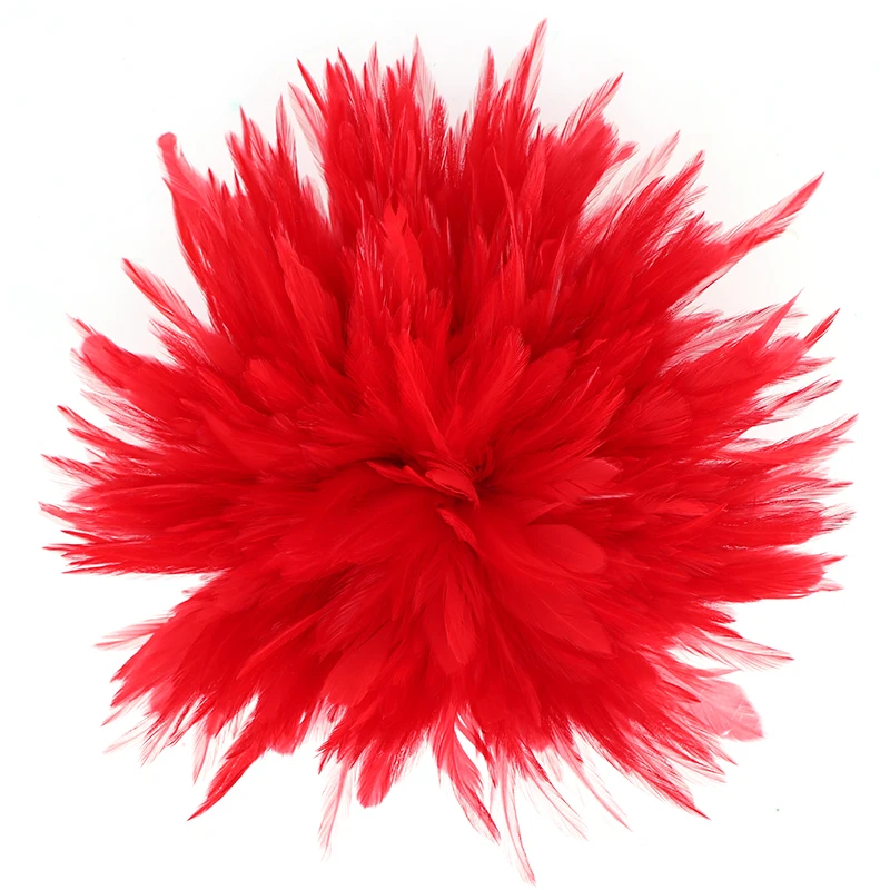 Manufacturer Wholesale Multi-Color 5-6inch Rooster Chicken saddle Feather for crafts DIY Earrings Jewelry