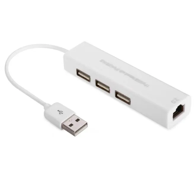 Factory direct sale LAN Ethernet USB2.0 to network port RJ45 converter USB hub wired network card