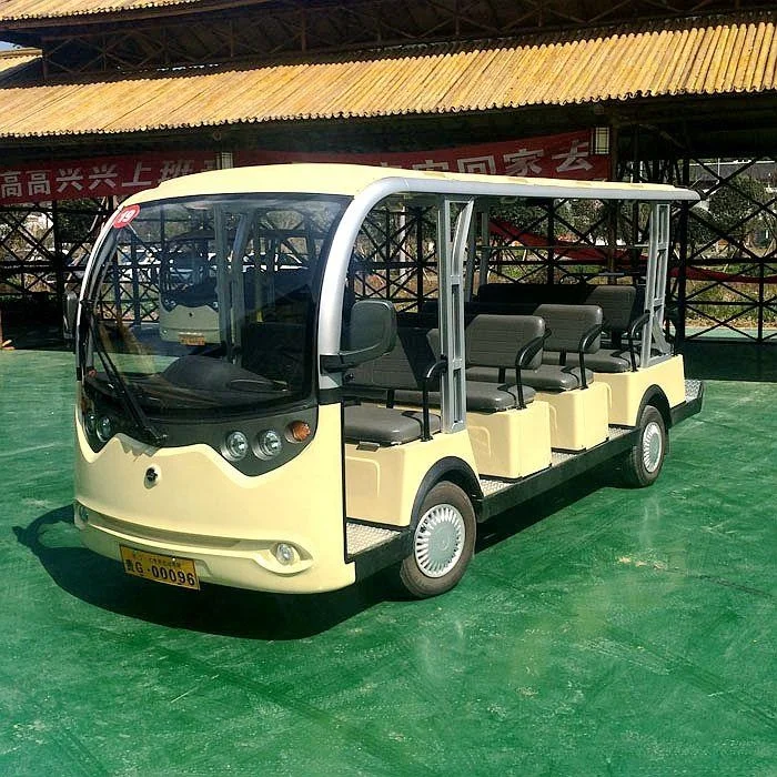 hx 14 Seaters 72V 5KW AC System 4 Wheel Drive Electric Car Club Golf Cart Tourist Bus