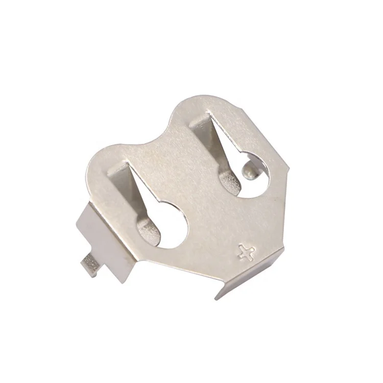 3013 THM Holder for 16mm Cell Nickel Plate 3V Coin Cell CR1620, CR1625, CR1632 Battery Retainer Clip