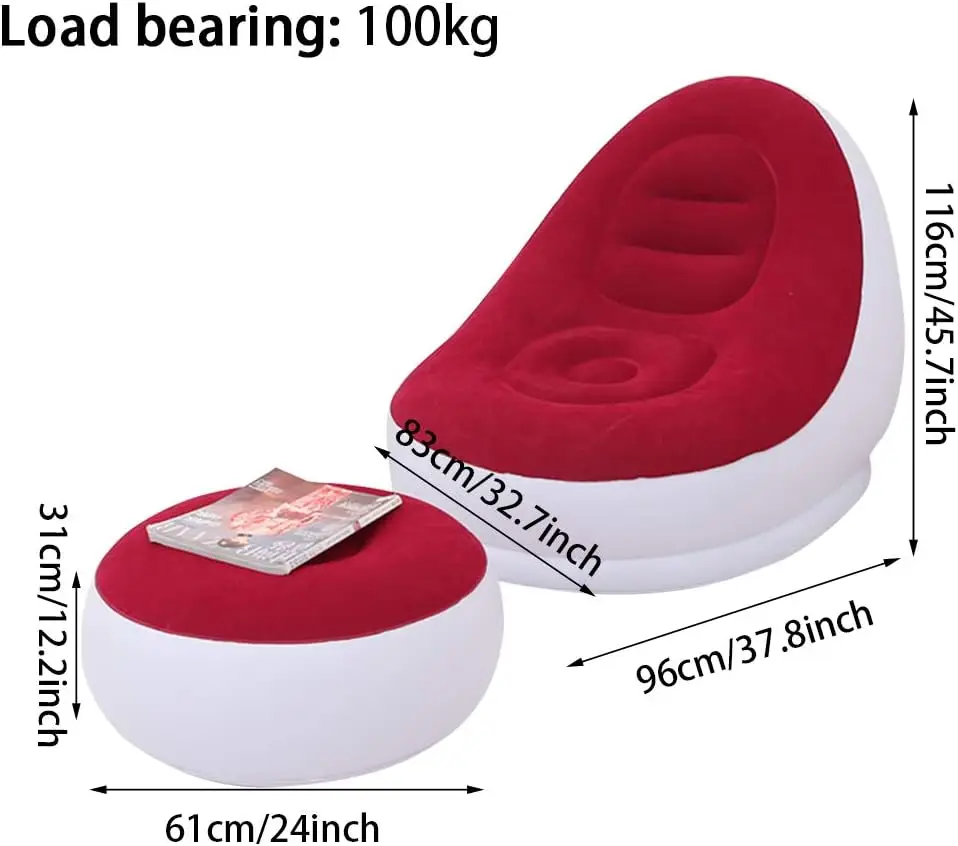 Promotion New Trend Soft Sectional Air Adult Beach Chair Camp Couch Corner Lazy Sofa Bed Lounger Chair And Sofas Inflatable Sofa