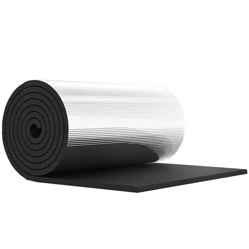 Best price black sound proof wall panels acoustic NBR rubber foam roll