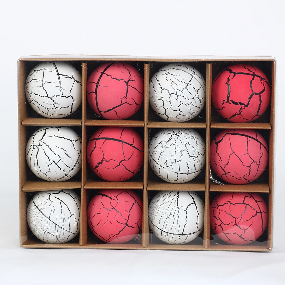 Christmas Ball Tree Ornaments Plastic Foam Glitter Christmas Ball Box Ornaments Ball Set