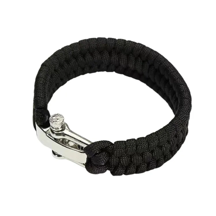 Tactical Paracord EDC Bracelet Steel Buckle Rope Latest Paracord Bracelet Adjustable Outdoor Survival Bracelet