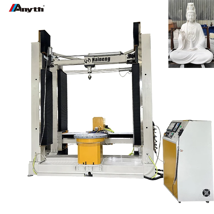 Anyth High-performance 4-Axis CNC Stereo Stone Engraving Machine