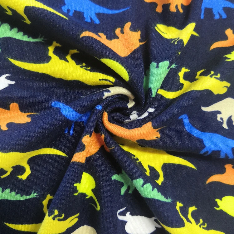 good stretch soft touch spandex double brushed poly dbp print fabric