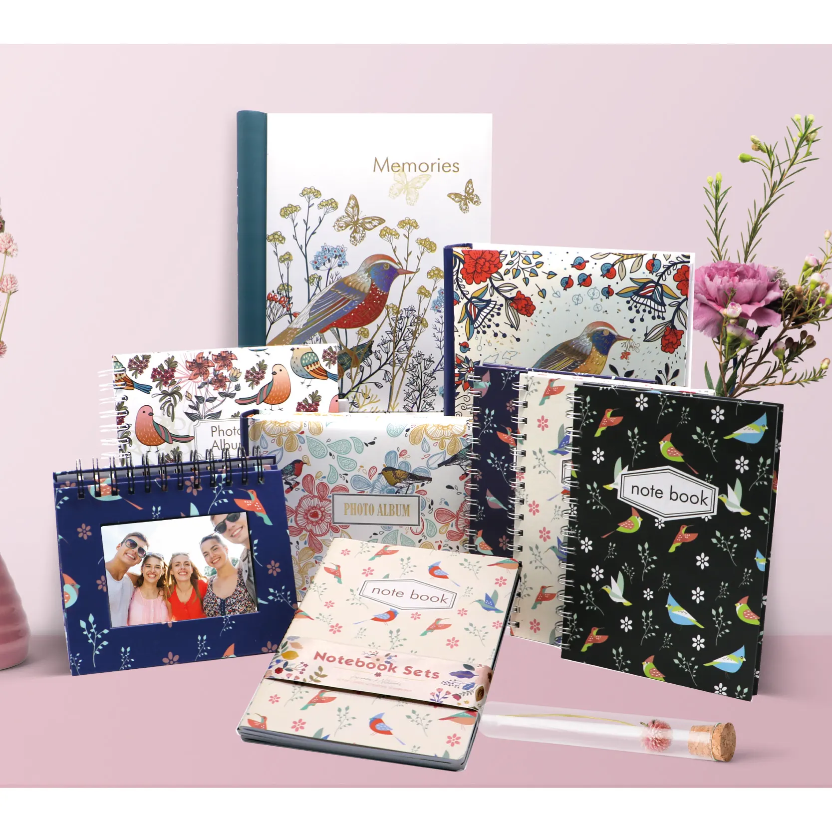 Elegant Vintage 4x6 200 photos Book Bound Memo Memory Collection Photo Album Book