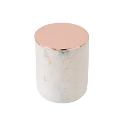 High Quality Wedding Decoration empty Candle Jar Holder Marble Unique Empty Candle Jars with Lids in Bulk