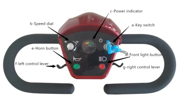 Excellent popular portable foldable four-wheel household electric scooter for the elderly has a maximum speed of 8 km/h