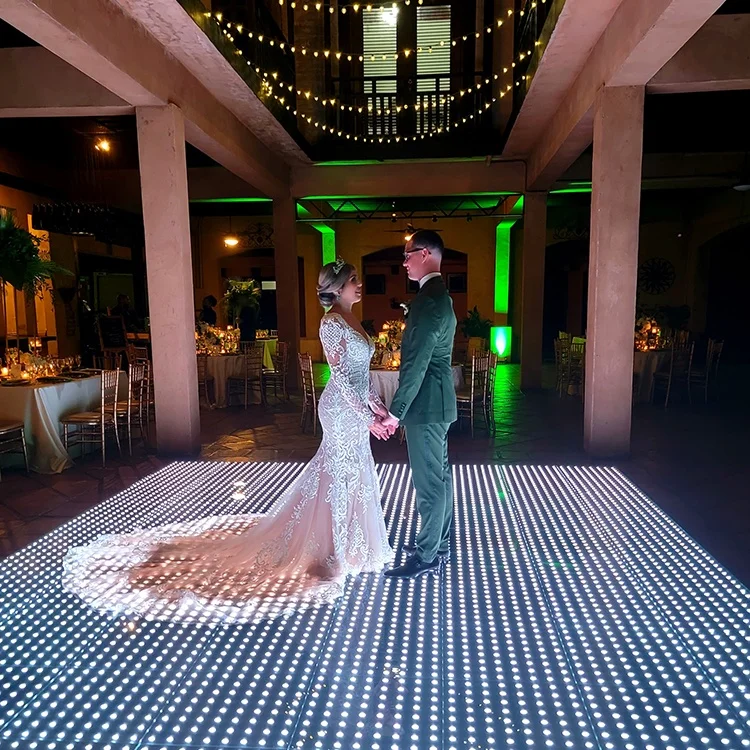 12x12 пикселей СВЕТОДИОДНЫЙ танцпол беспроводной 5050 8*8 Индуктивный