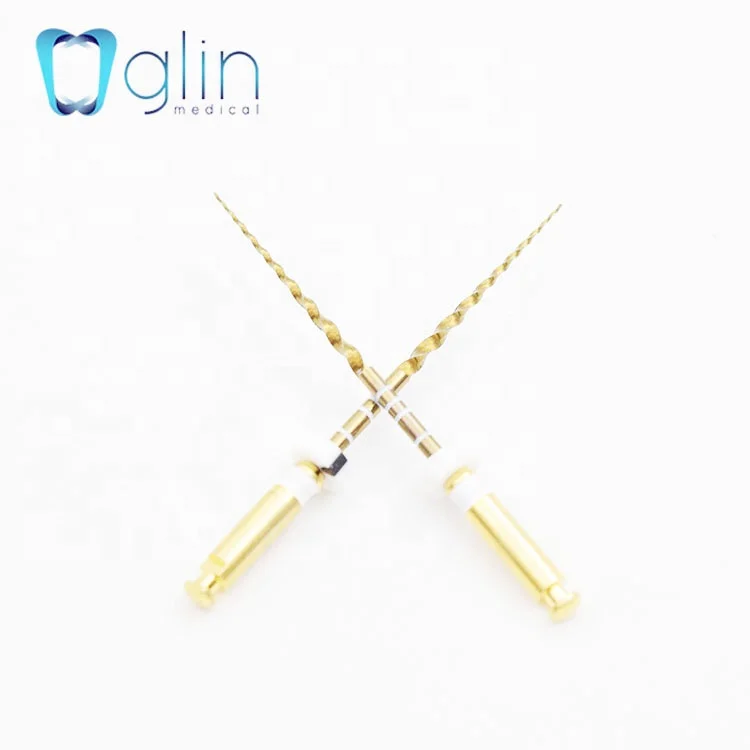 Glin Fast Delivery Dental Endo Heat Activation File  G Super Gold Rotary Files