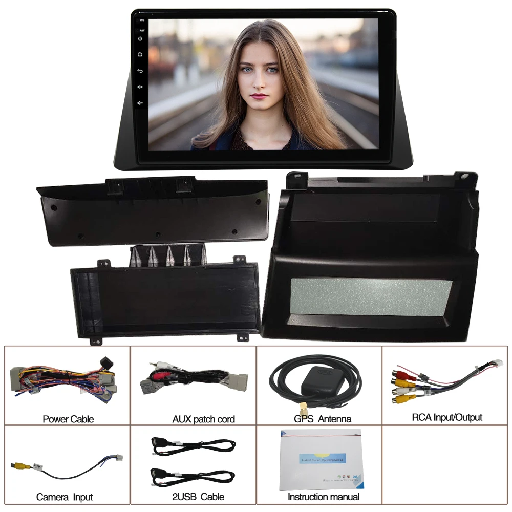 For Honda accord 8 2008 2009 2010-2013 android 10 car radio 2 din car dvd player with gpd navigation