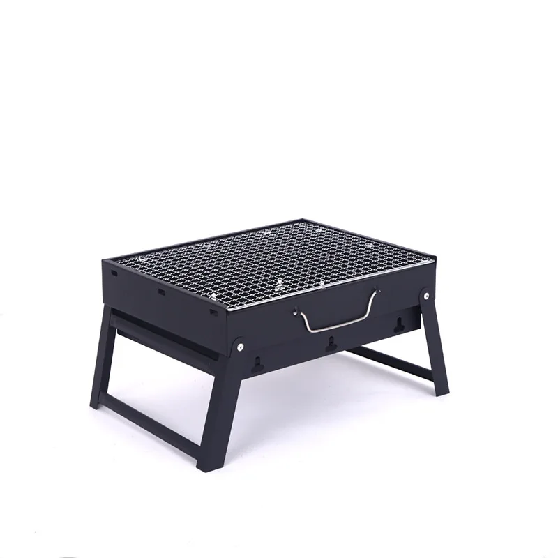 Small Wholesale Block Portable Thickened Charcoal BBQ Grill Outdoor Garden BBQ for 3-5 People